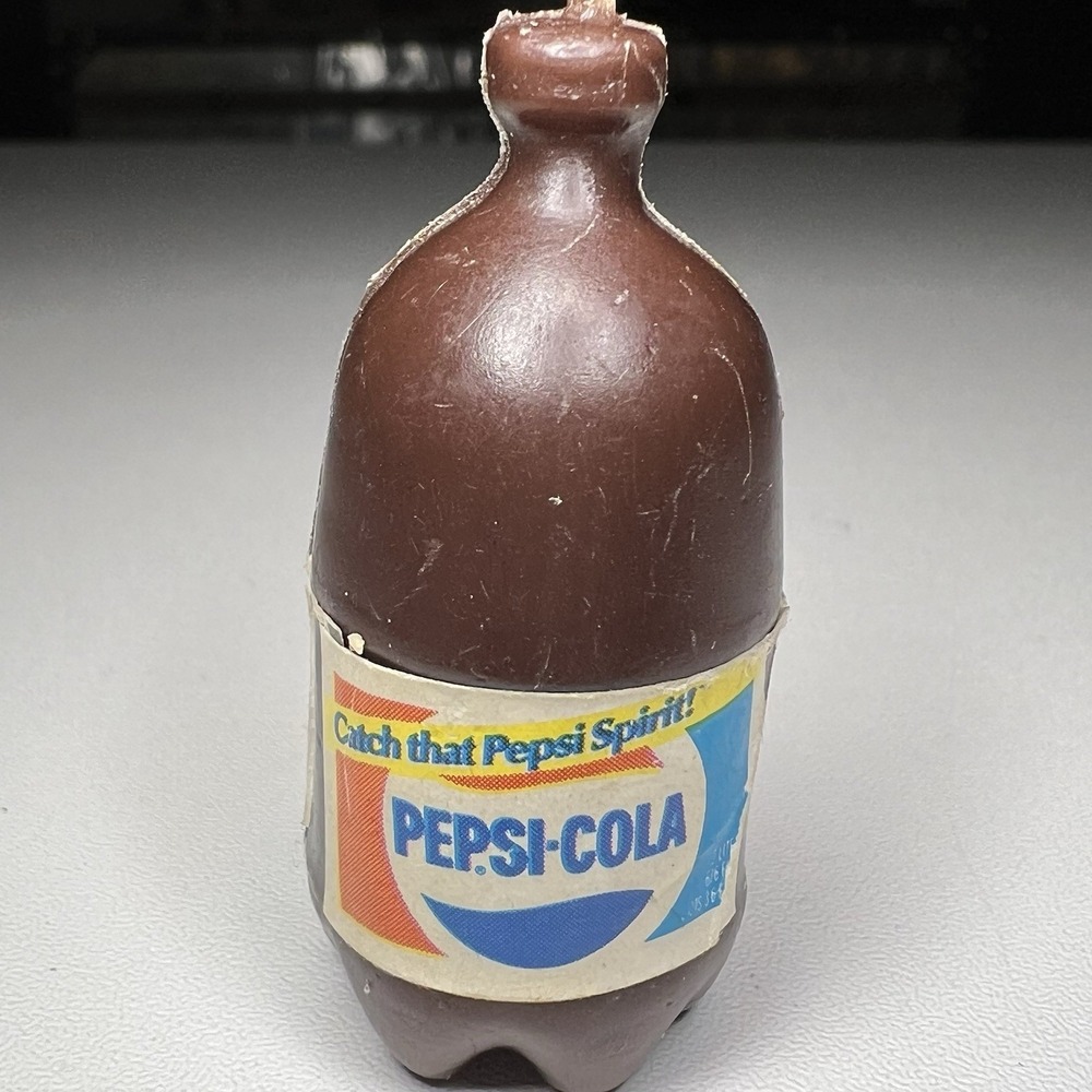 Vintage Miniature Plastic Pepsi-Cola Bottle Toy 70s/80s